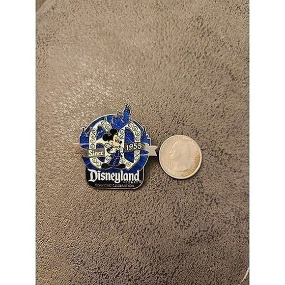 Disneyland 60th Anniversary Mickey Mouse Pin - Picture 4 of 5